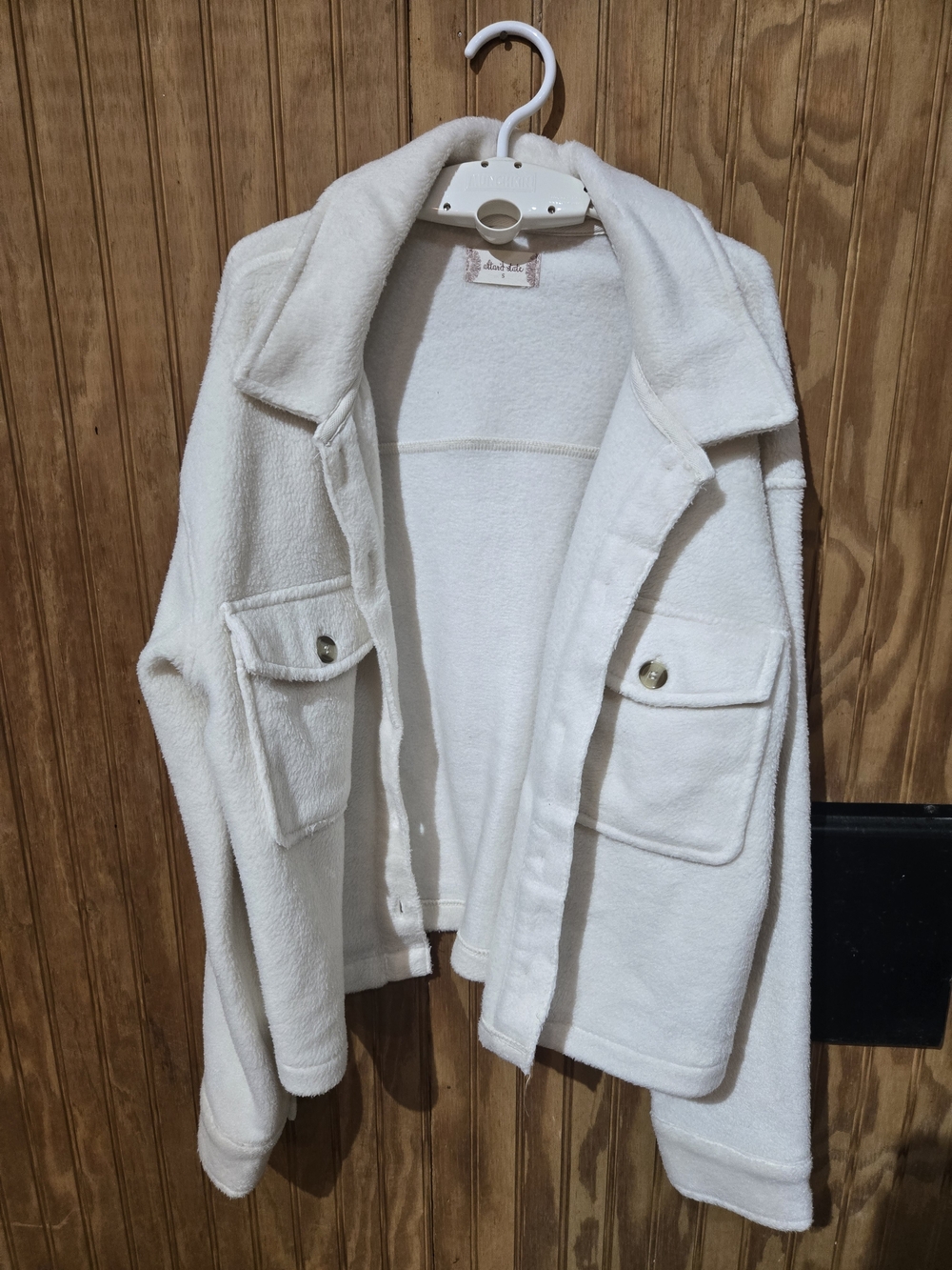 Altar'd State Cream Shacket Jacket